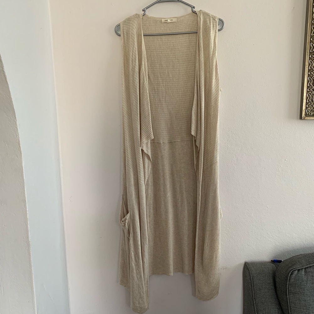 Sleeveless long Cardigan